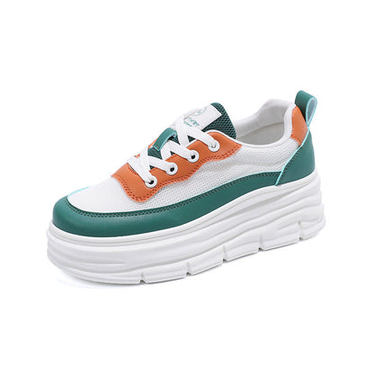 Damen Sneaker Hoch Plateau Komfortabel Modern