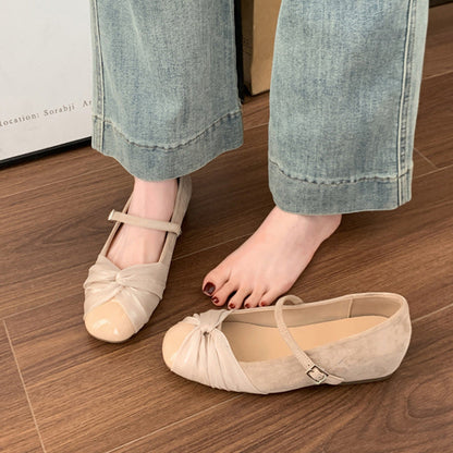 Damen Ballerinas Elegante Schleifen Detail - BerlinGlamour