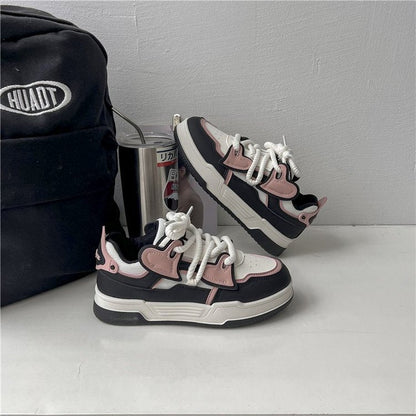 Damen Sneaker Chunky Bequem Atmungsaktiv Trendy