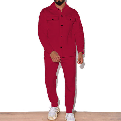 Herren Jogginghose Set Hemd Casual Streetwear - BerlinGlamour