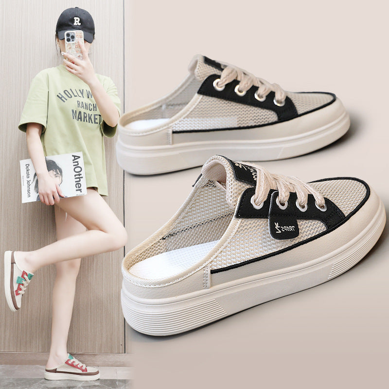 Damen Sneakers Slip-On Bequem Luftdurchlässig Rutschfest - BerlinGlamour