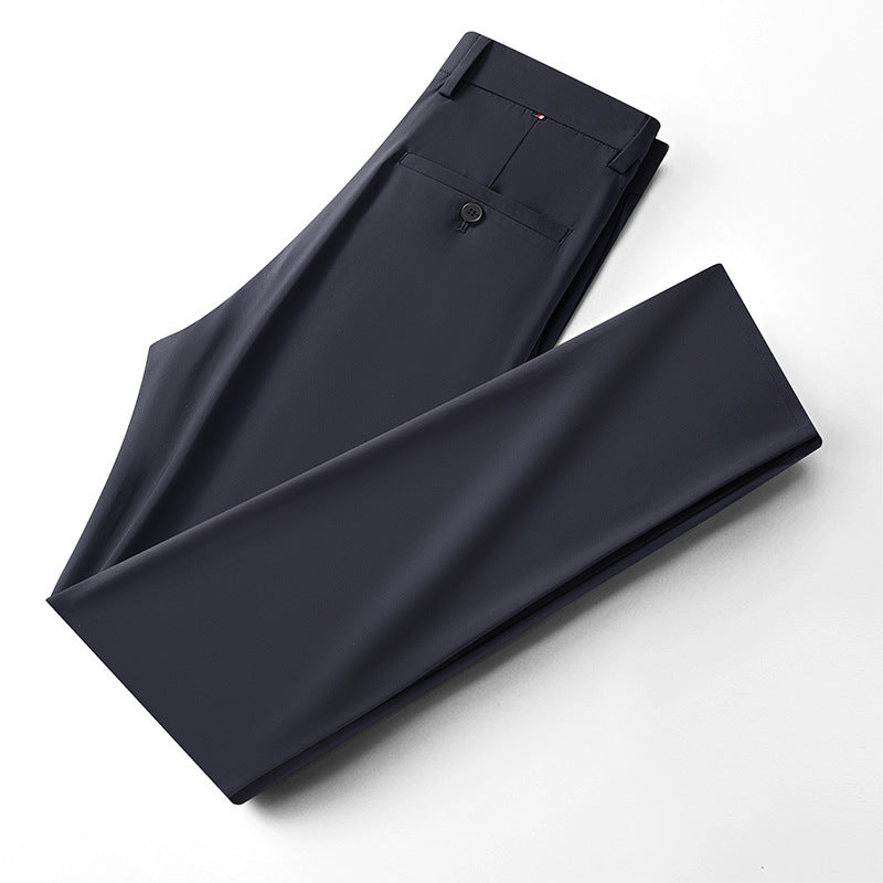 Herren Anzughose Slim Fit Komfort Bund Elegant