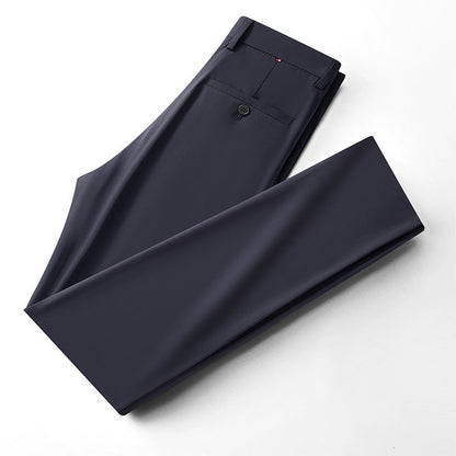 Herren Anzughose Slim Fit Komfort Bund Elegant