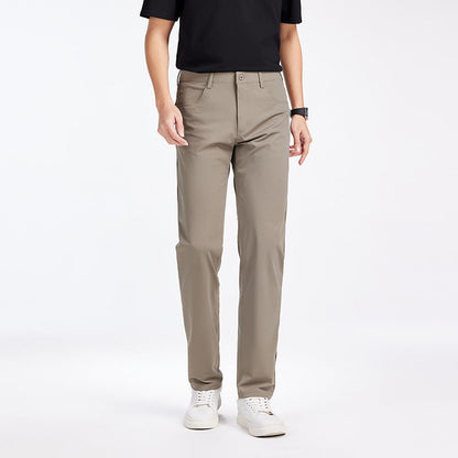 Herren Slimfit Chinohose Stretch mit Taschen Modern