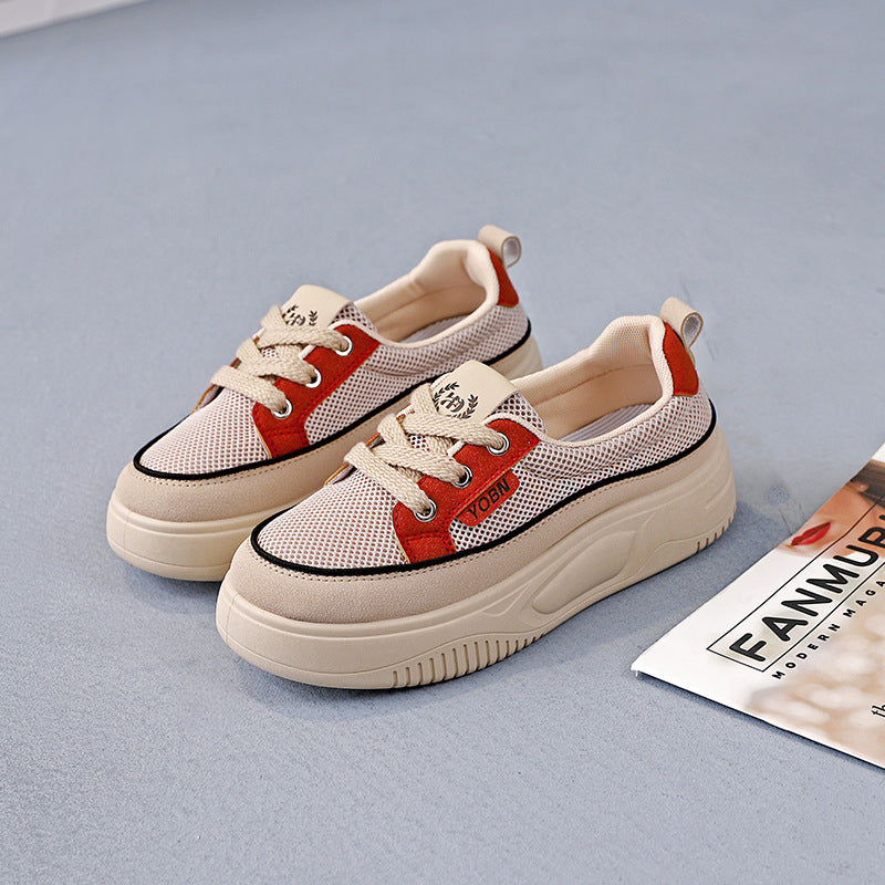 Damen Sneaker Bequem Luftig Mesh Trendy