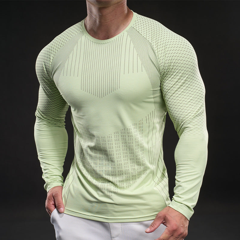 Herren Funktionsshirt Langarm atmungsaktiv Mesh Technologie