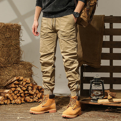 Herren Cargo-Hose Sportlich Elastisch Mit Taschen