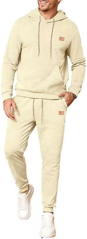 Herren Jogginganzug Sportlich mit Kapuze und Taschen