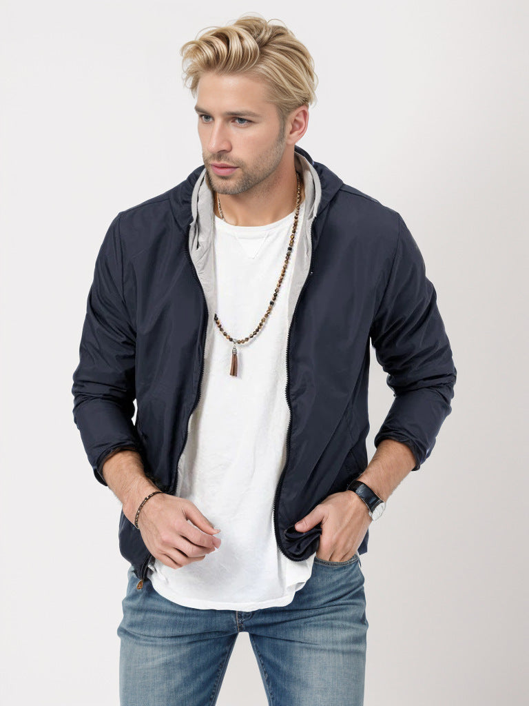 Herren Freizeitjacke Modern Stylisch Wasserdicht