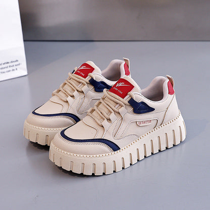 Damen Sneaker PlateauSchuhe Hochwertig Trendig