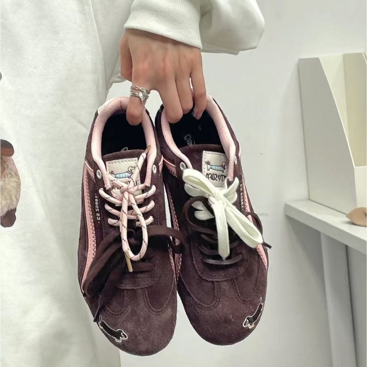 Damen Schnürschuhe Halbhoch Schick Mode