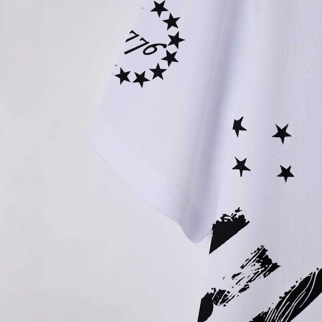 Herren Poloshirt Berlin Print Patriotisch