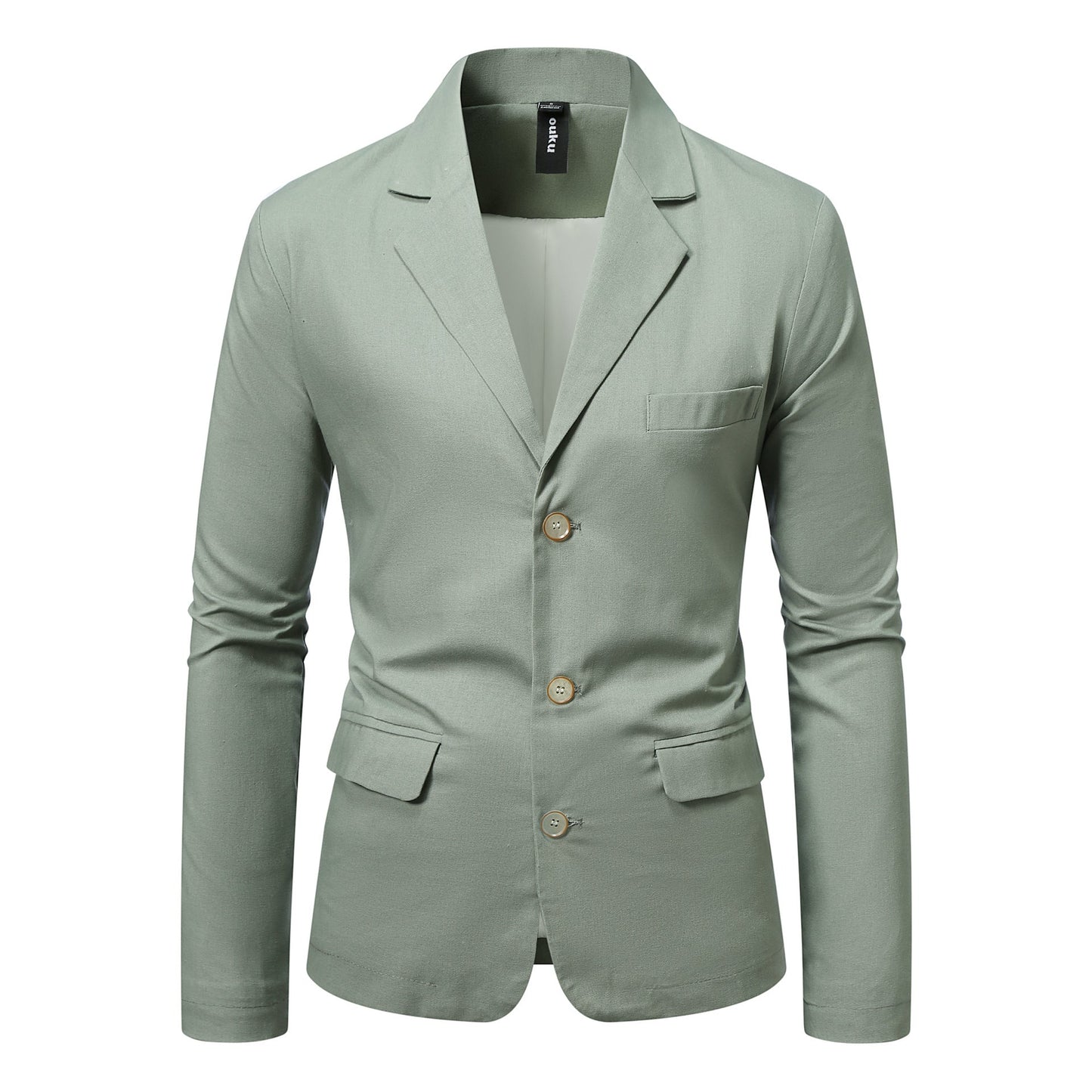 Herren Blazer Elegant mit Taschen und Slim Fit