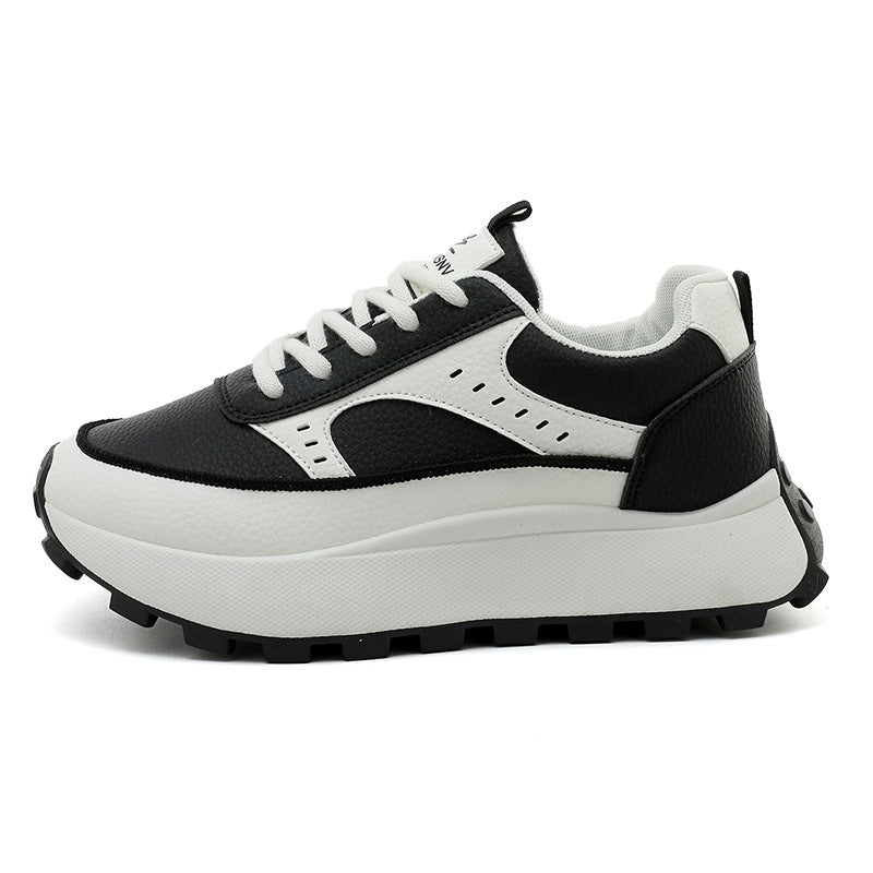Damen Sneaker Plattform Schuhe Modisch Rutschfest