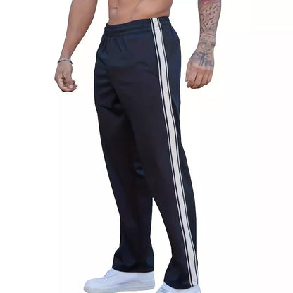 Herren Sport Hose mit Streifen Bequem Freizeit