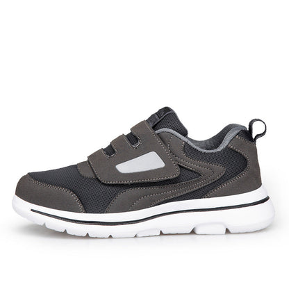 Damen Sneaker Freizeit Schuhe Atmungsaktiv Klettverschluss