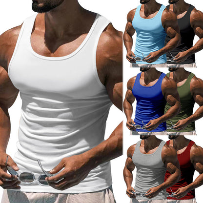 Herren Sport Tanktop atmungsaktiv Feuchtigkeitsregulierend Slim Fit - BerlinGlamour