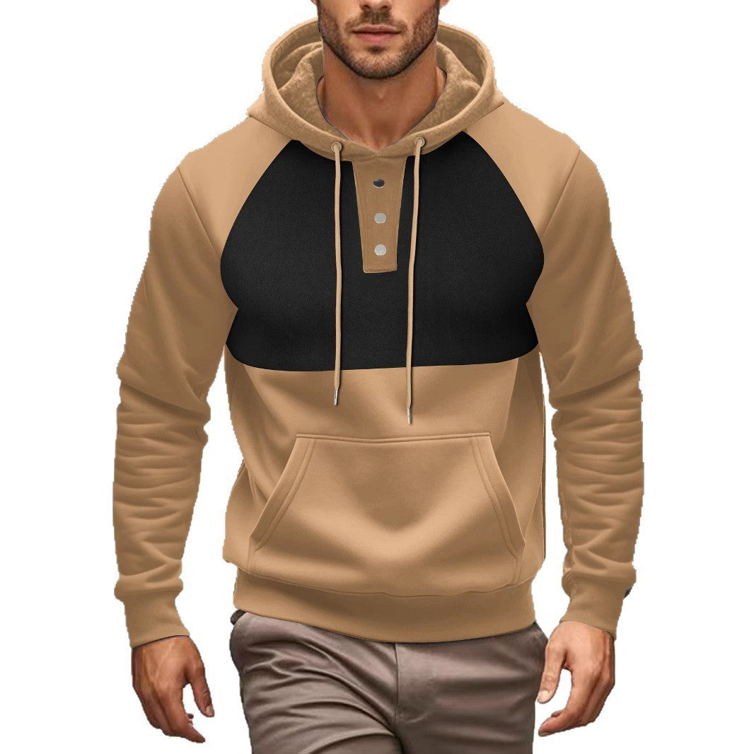 Herren Kapuzenpullover Sportlich Fleece Weich Modern - BerlinGlamour