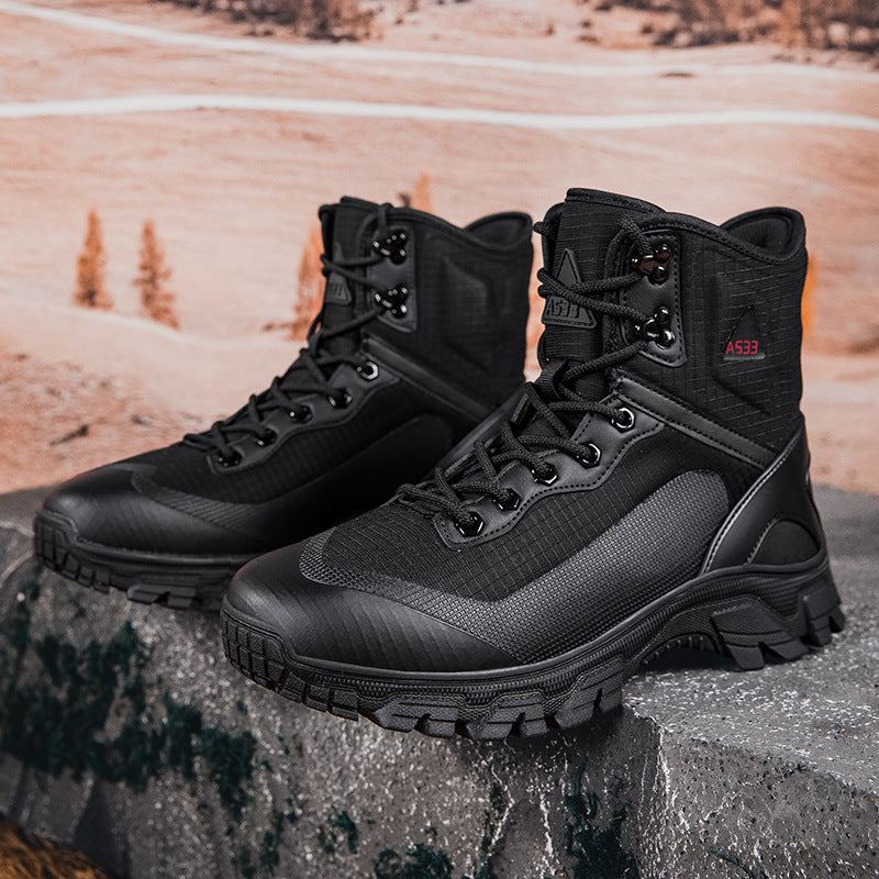 Herren Wanderstiefel atmungsaktiv rutschfest Outdoor Schuhe - BerlinGlamour