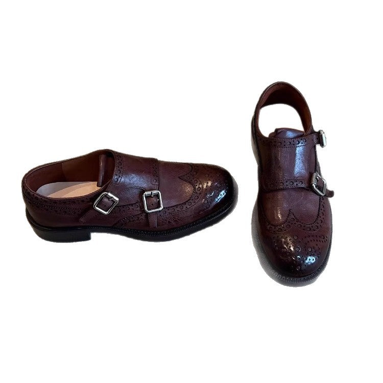 Damen Schnürschuhe Elegant Leder Schwarz