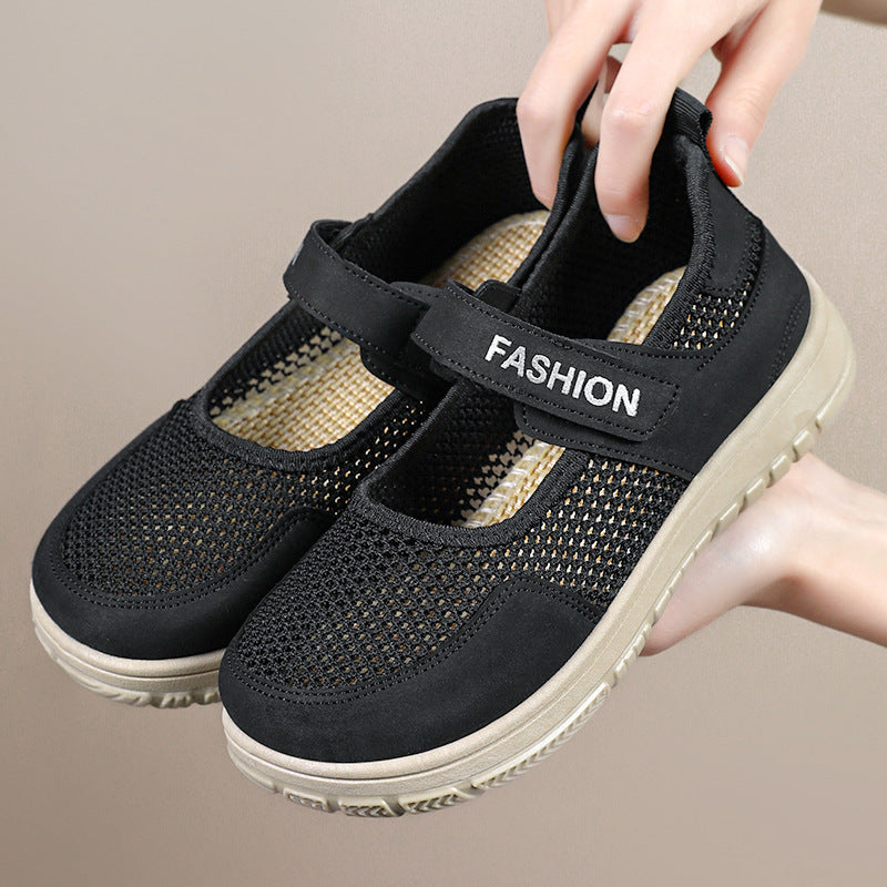 Damen Sneaker Schuhe Slip-On Bequem Atmungsaktiv