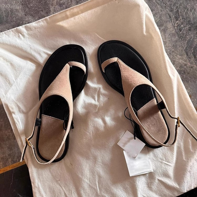 Damen Sandalen Zehentrenner Bequem Elegant Riemendesign