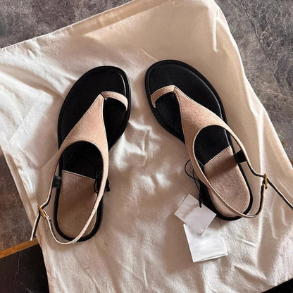 Damen Sandalen Zehentrenner Bequem Elegant Riemendesign