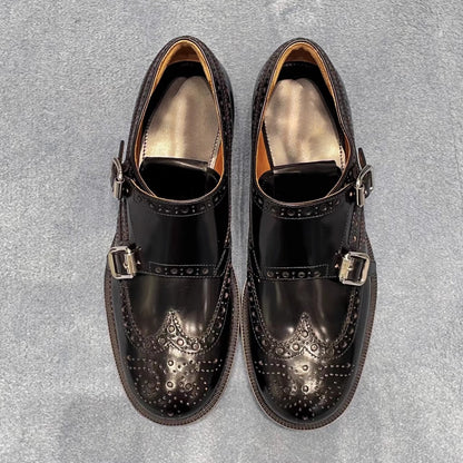 Damen Schnürschuhe Elegant Lochmuster Robust Riemenverschluss