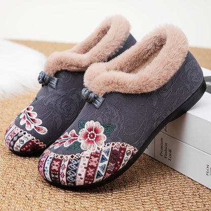 Damen Hausschuhe Kuschelig Flora Soft