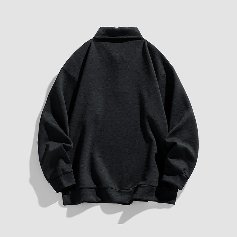 Herren Poloshirt Oversized Lässig mit Kragen Modern