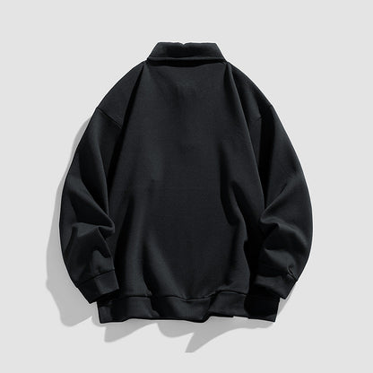 Herren Poloshirt Oversized Lässig mit Kragen Modern