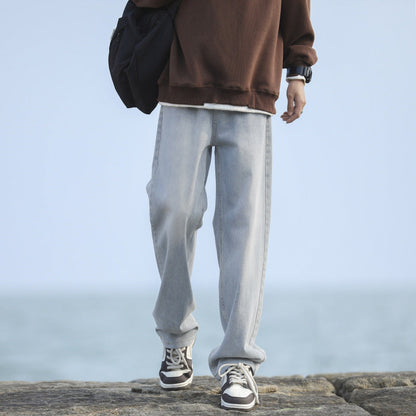 Herren Jeans Bequem Baggy Style Modern