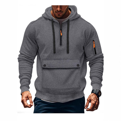 Herren Kapuzenpullover Lässig mit Taschen Größe XL