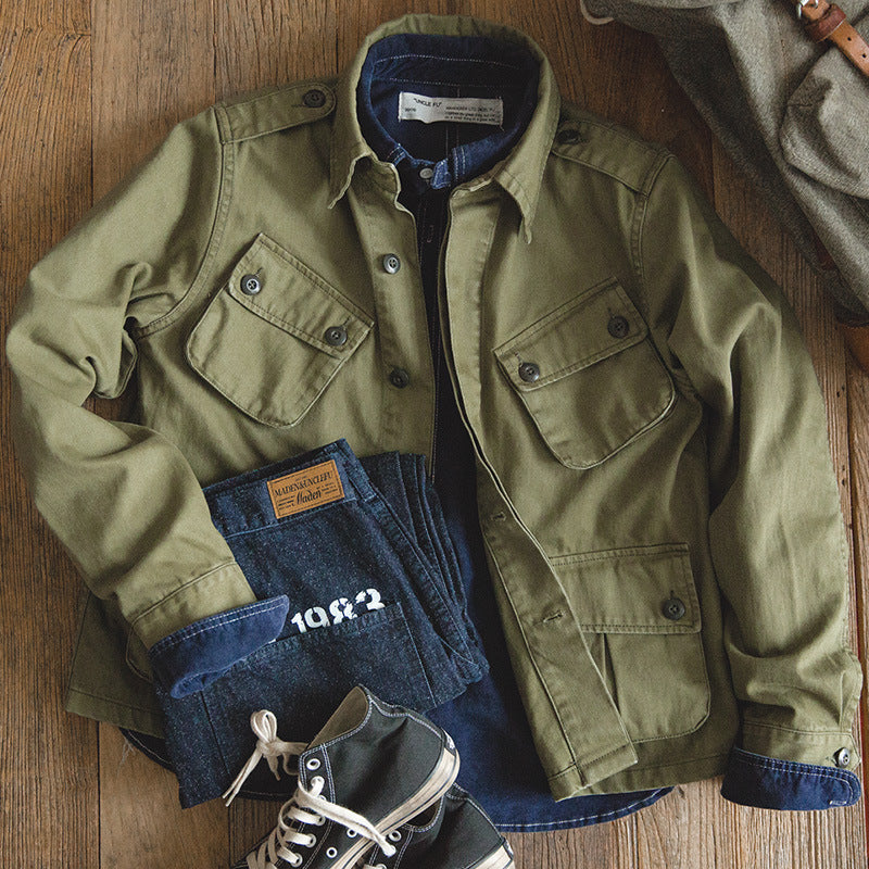 Herren Outdoor-Jacke mit großen Taschen robust