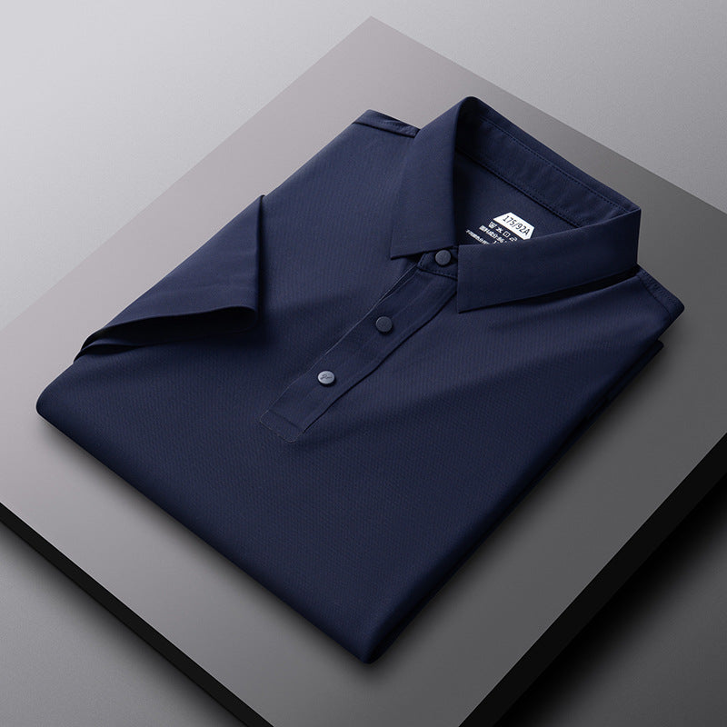Herren Poloshirt Atmungsaktiv Strukturiert Modern