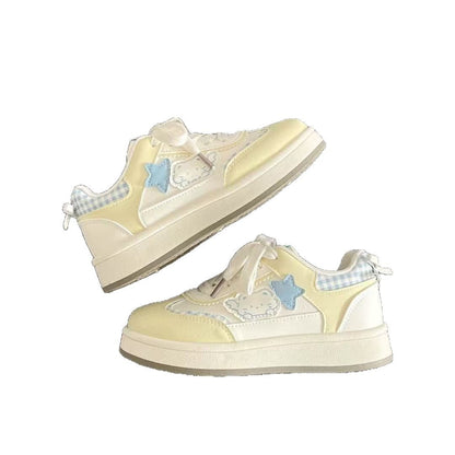 Damen Sneaker Sportlich Trendig Farbenfroh