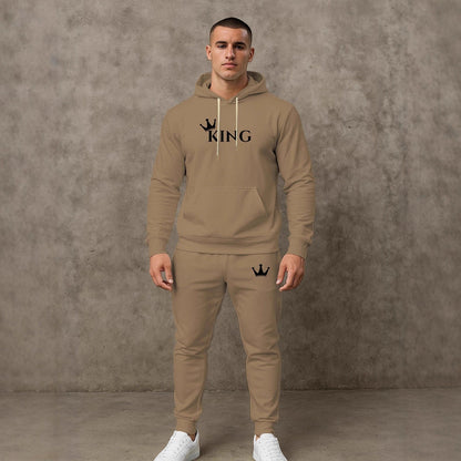 Herren Hoodie Jogginghose Set Hochwertig Sportlich