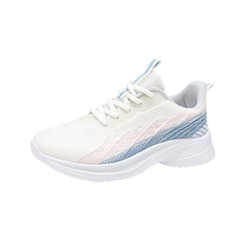 Damen Laufschuhe atmungsaktiv Flexibel Komfort Schwarz