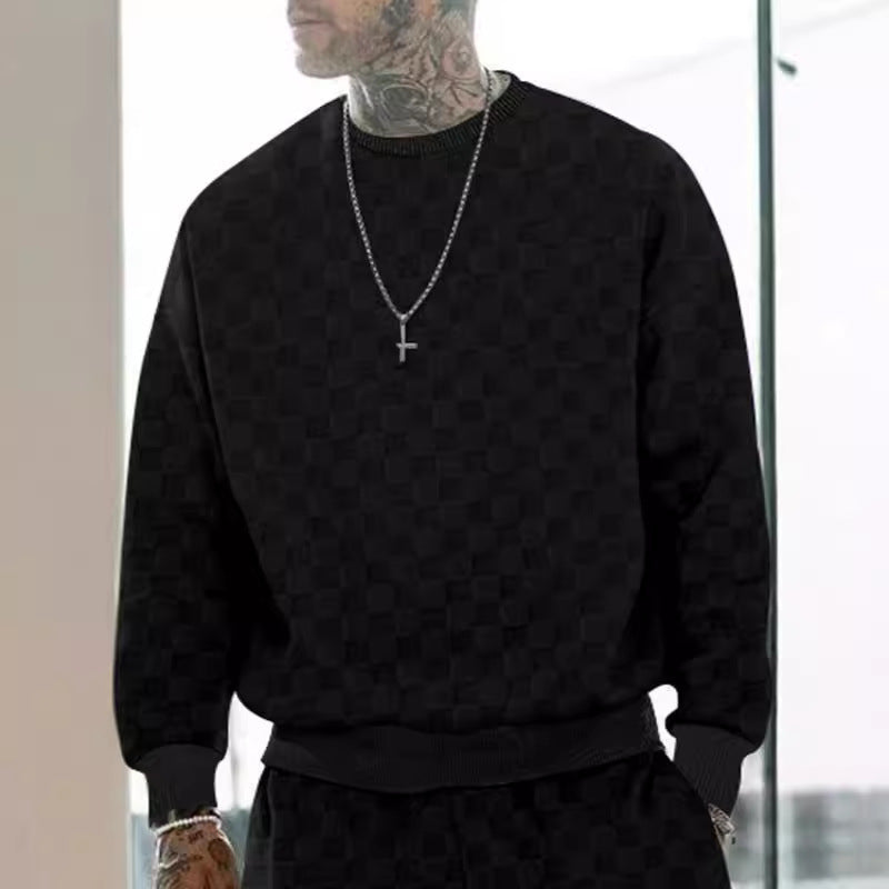 Herren Sweatshirt Bequem Elastisch Mit Stilvollem Design