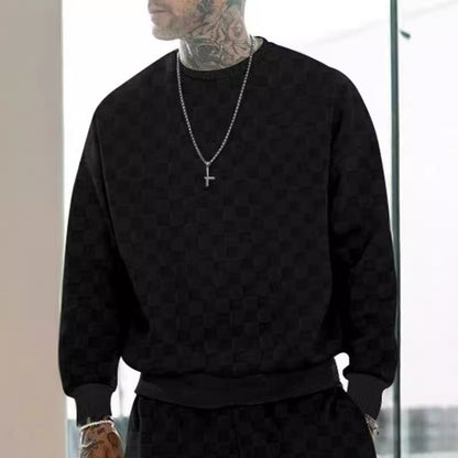 Herren Sweatshirt Bequem Elastisch Mit Stilvollem Design