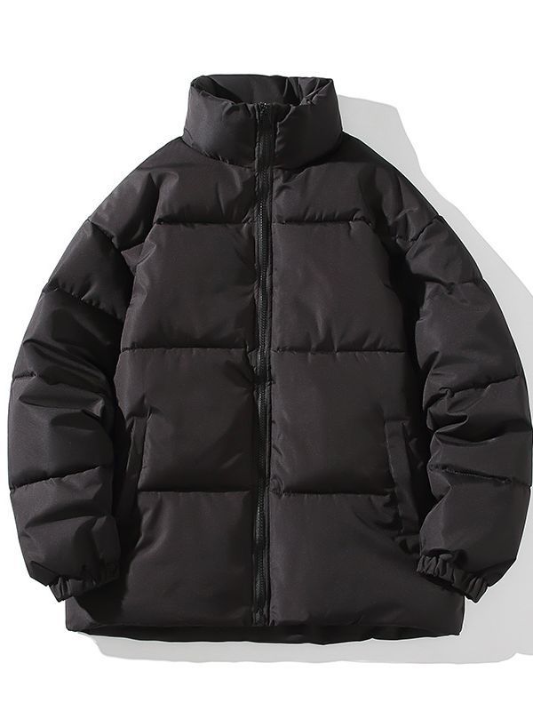 Herren Steppjacke Isoliert Warm mit Hochkragen Elastisch