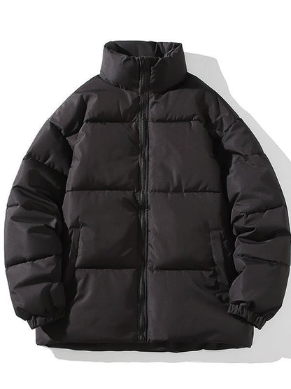 Herren Steppjacke Isoliert Warm mit Hochkragen Elastisch