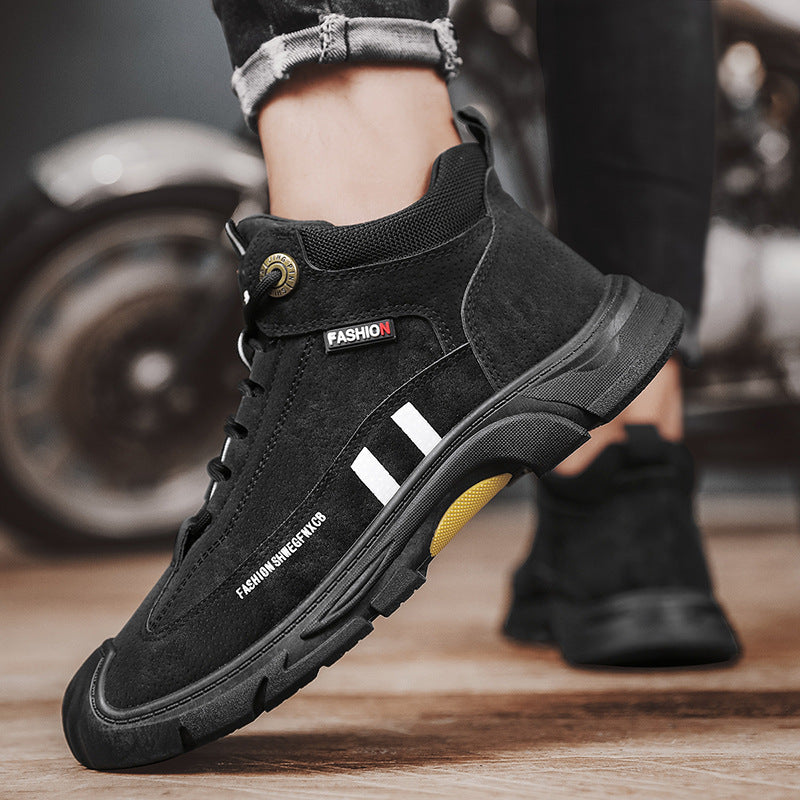 Damen Sneaker High-Top Sportlich Rutschfest Komfortabel