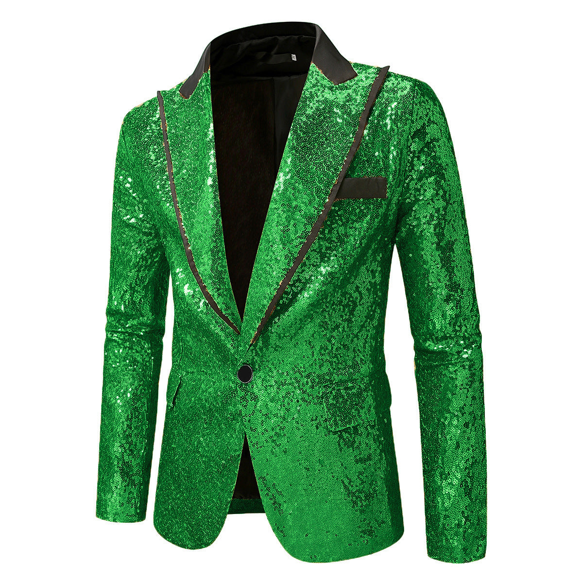 Eleganter Herren Blazer mit Pailletten Glitzer Effekt