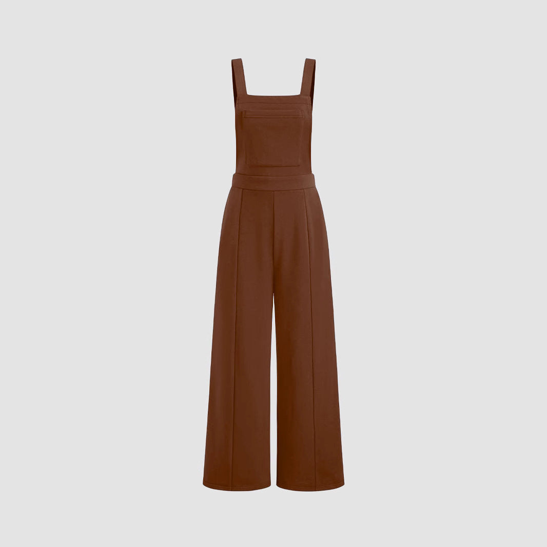 Damen Overall Weitbein mit Taschen Modern