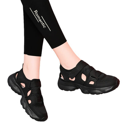 Damen Sandalen Sportlich Bequem Verstellbar