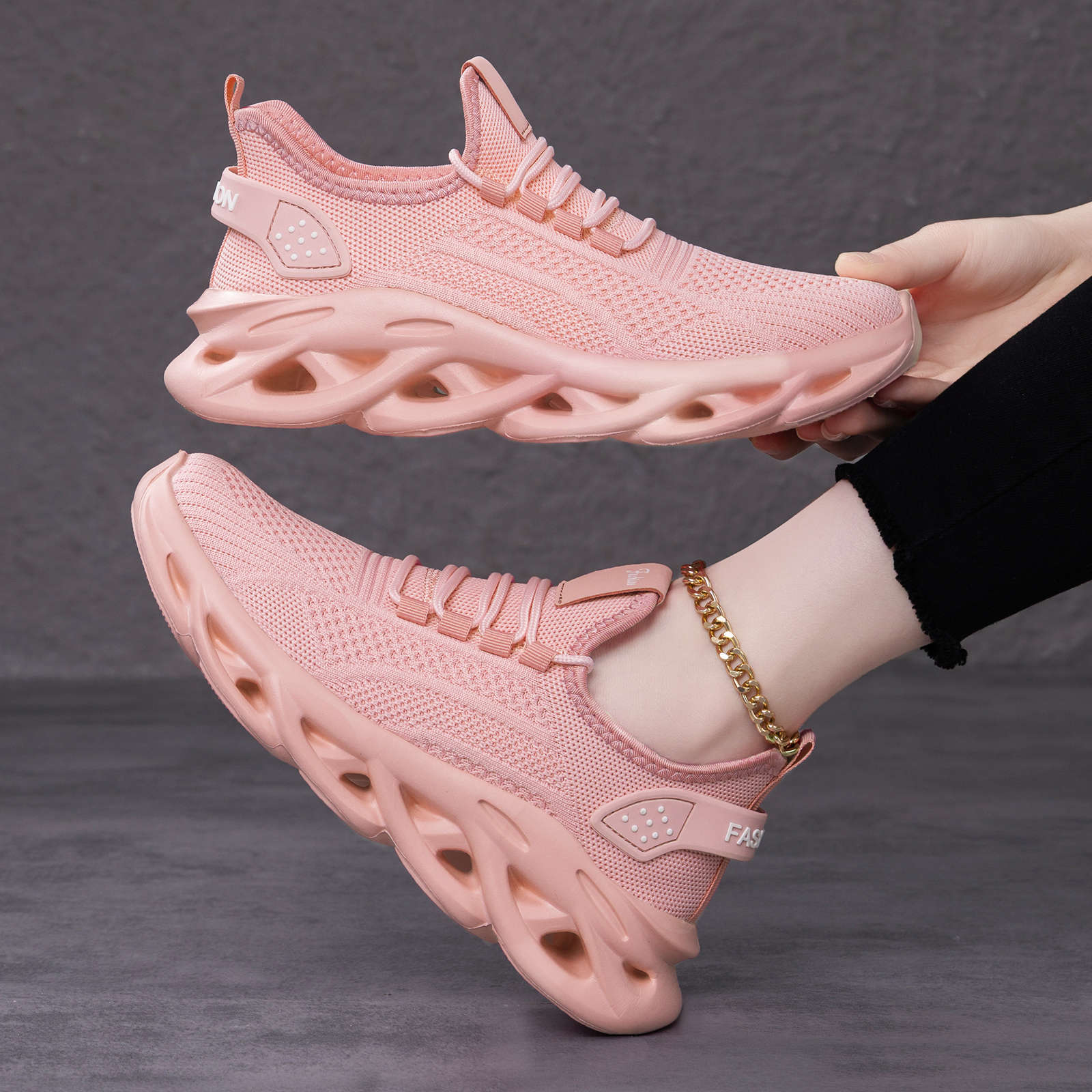 Damen Laufschuhe Atmungsaktiv mit Dämpfung Comfort Sneaker - BerlinGlamour