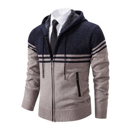 Herren Kapuzenjacke Modern Sportlich Funktionell