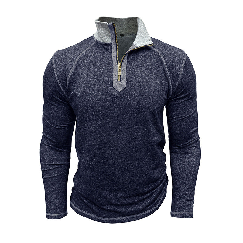 Herren Funktionspullover Stehkragen Thermo Soft