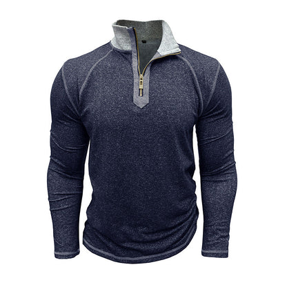 Herren Funktionspullover Stehkragen Thermo Soft